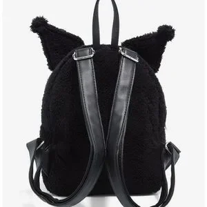 NWT Loungefly Sanrio Kuromi faux fur mini backpack s-l400.jpg main image 2